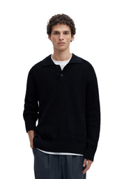Polo Blu Selected Homme Black