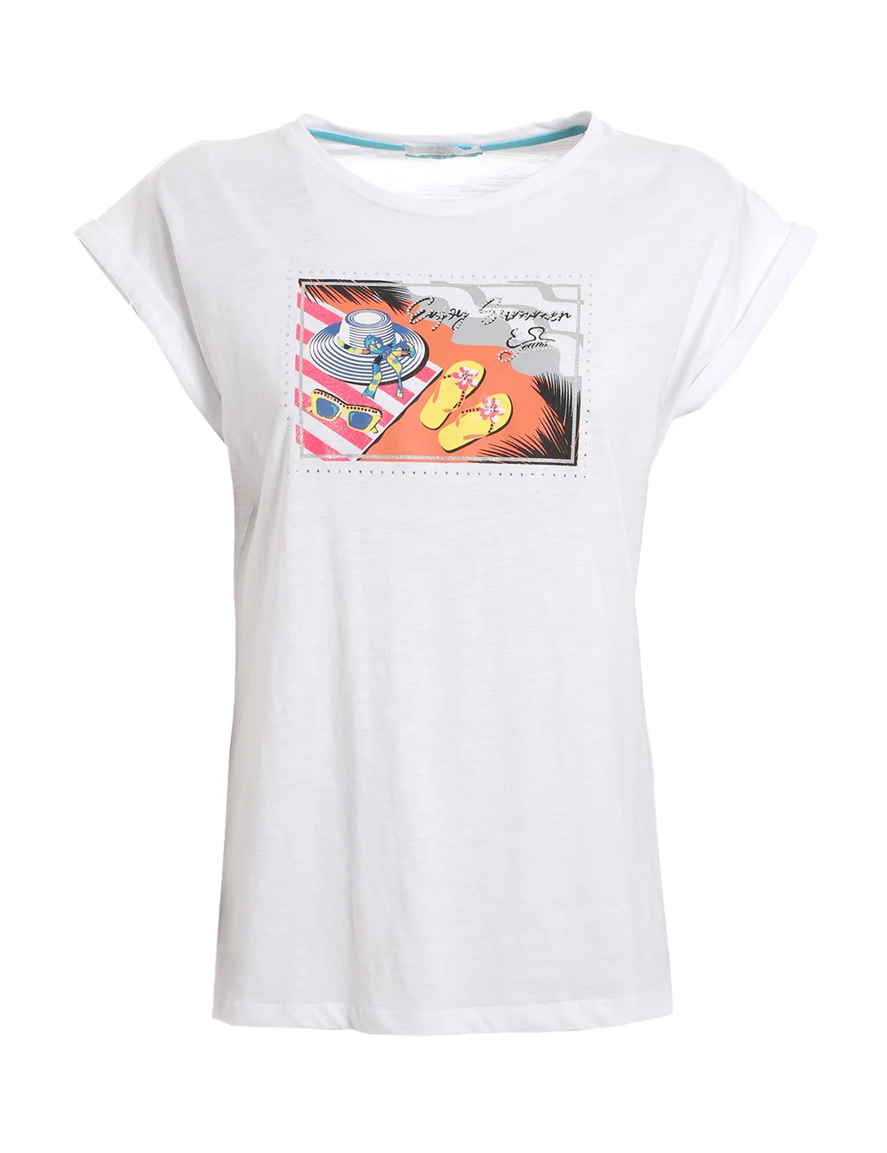 T-shirt Bianco Yes-zee