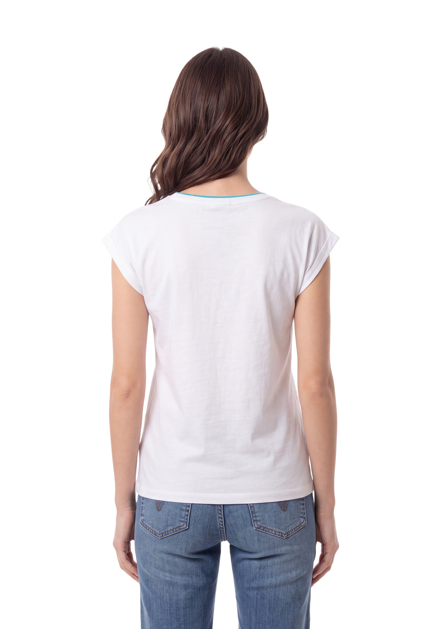 T-shirt Bianco Yes-zee