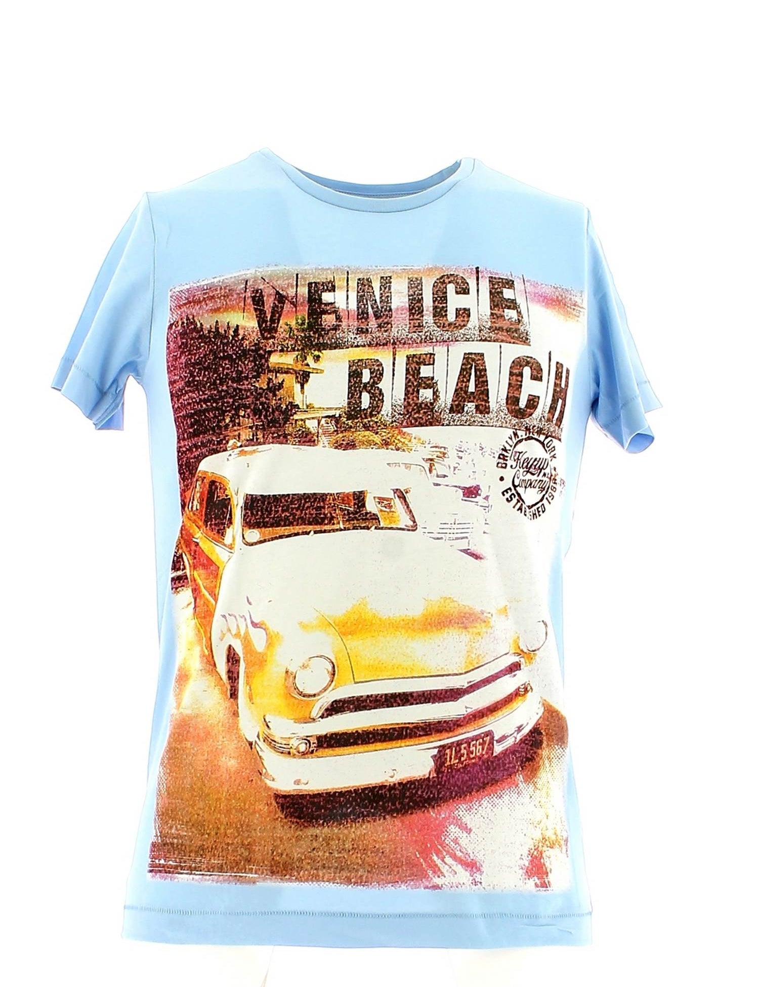 T-shirt Blu Key Up