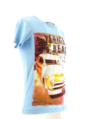 T-shirt Blu Key Up