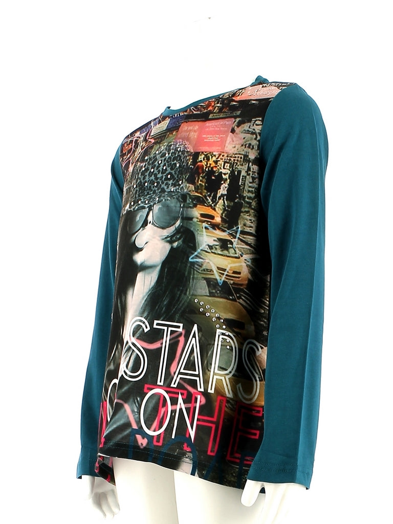 T-shirt Turchese Losan