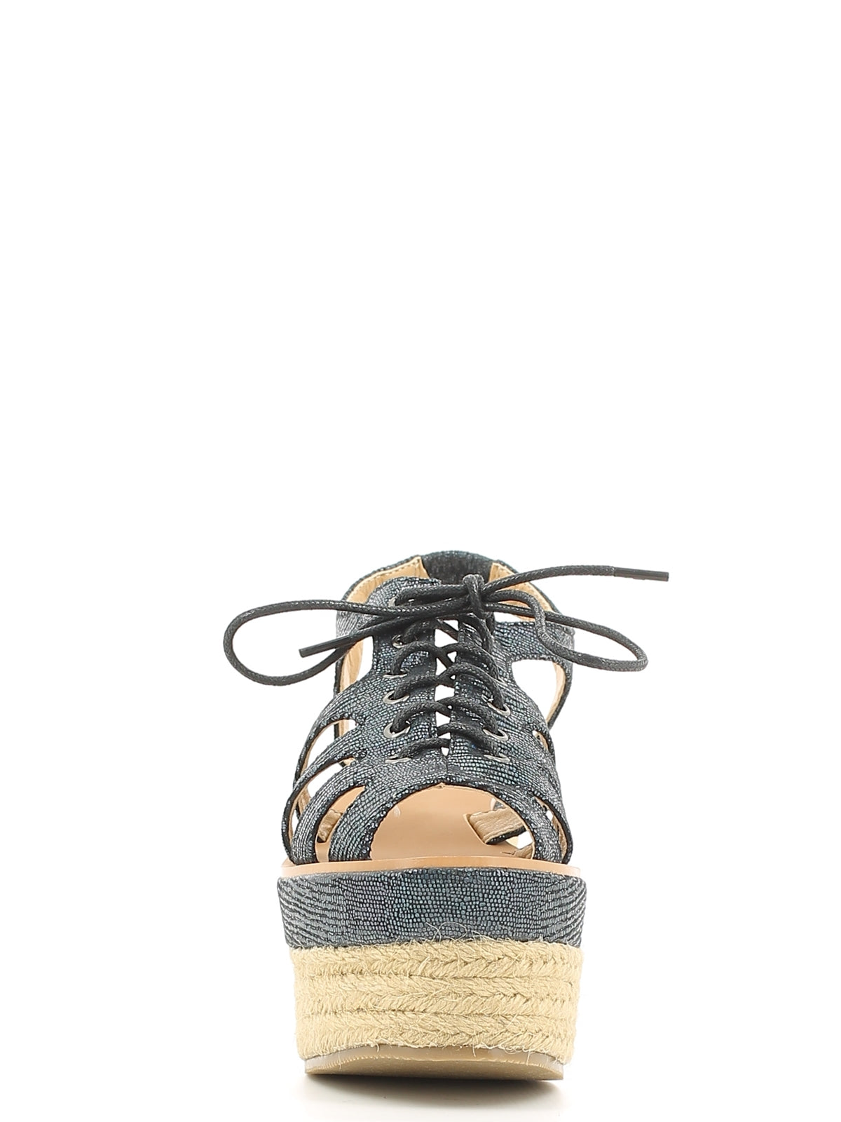 Sandali zeppa Blu Police 883