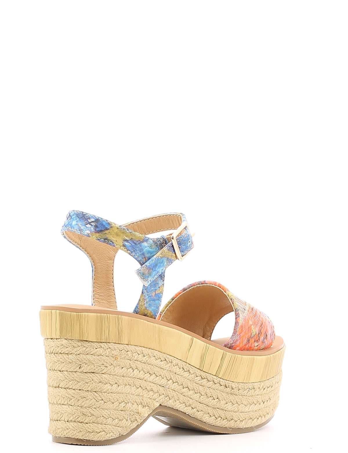 Sandali zeppa Blu Police 883