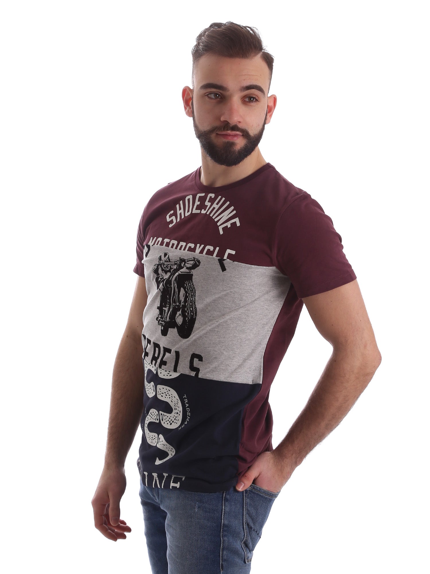 T-shirt Bordeaux Shoeshine