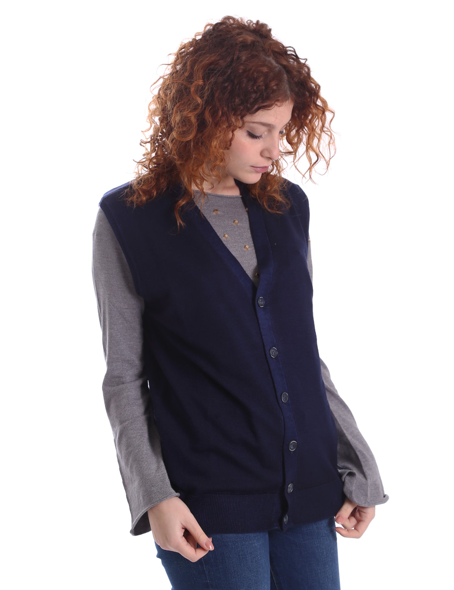 Gilet Blu Wool&co