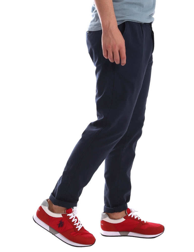 Pantaloni Blu Ransom&co