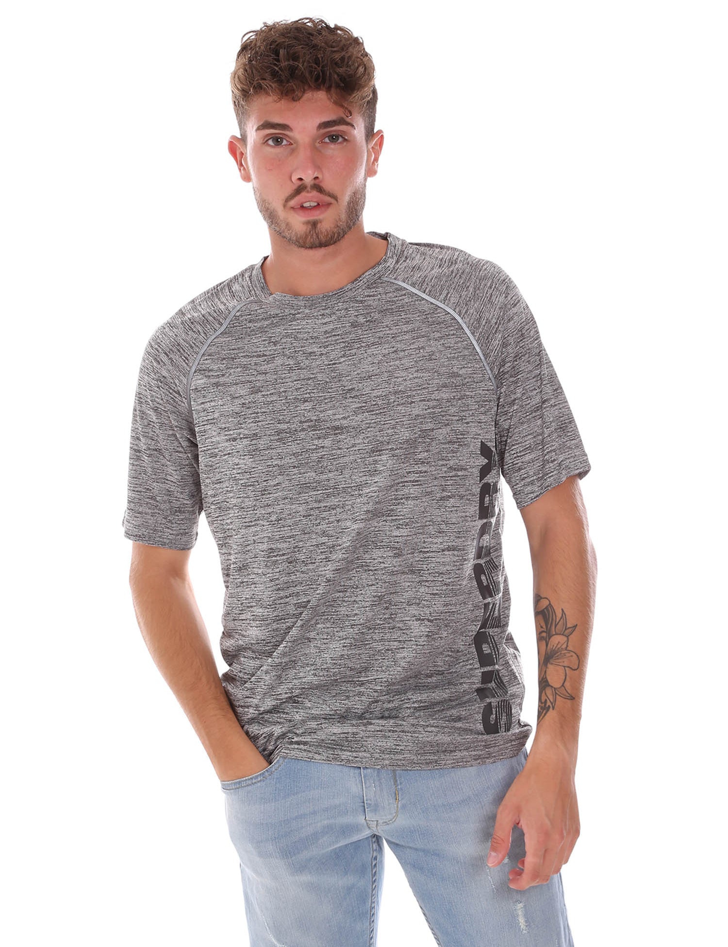 T-shirt Grigio Superdry