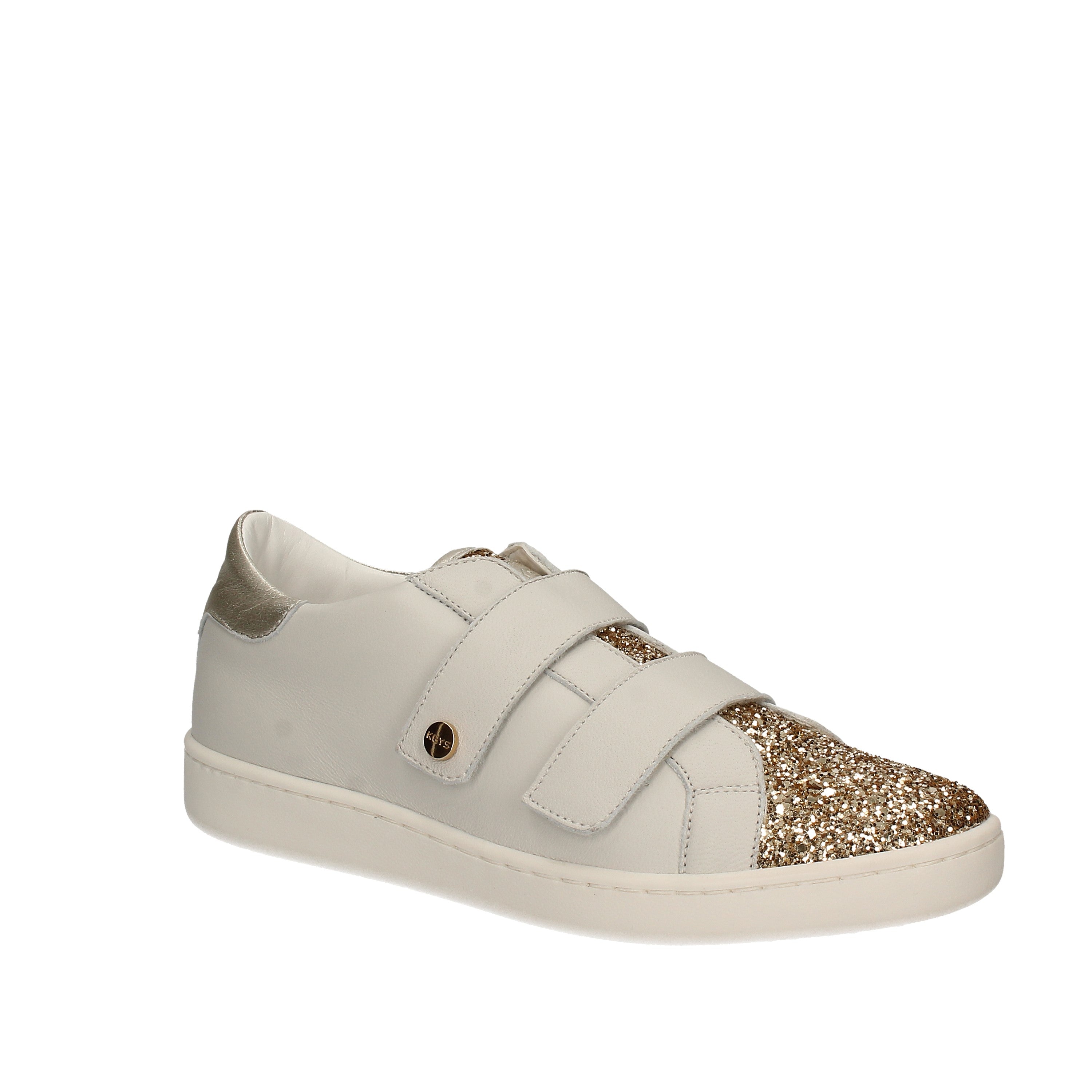 Sneakers Bianco Oro Keys
