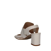 Sandali tacco Bianco Mally