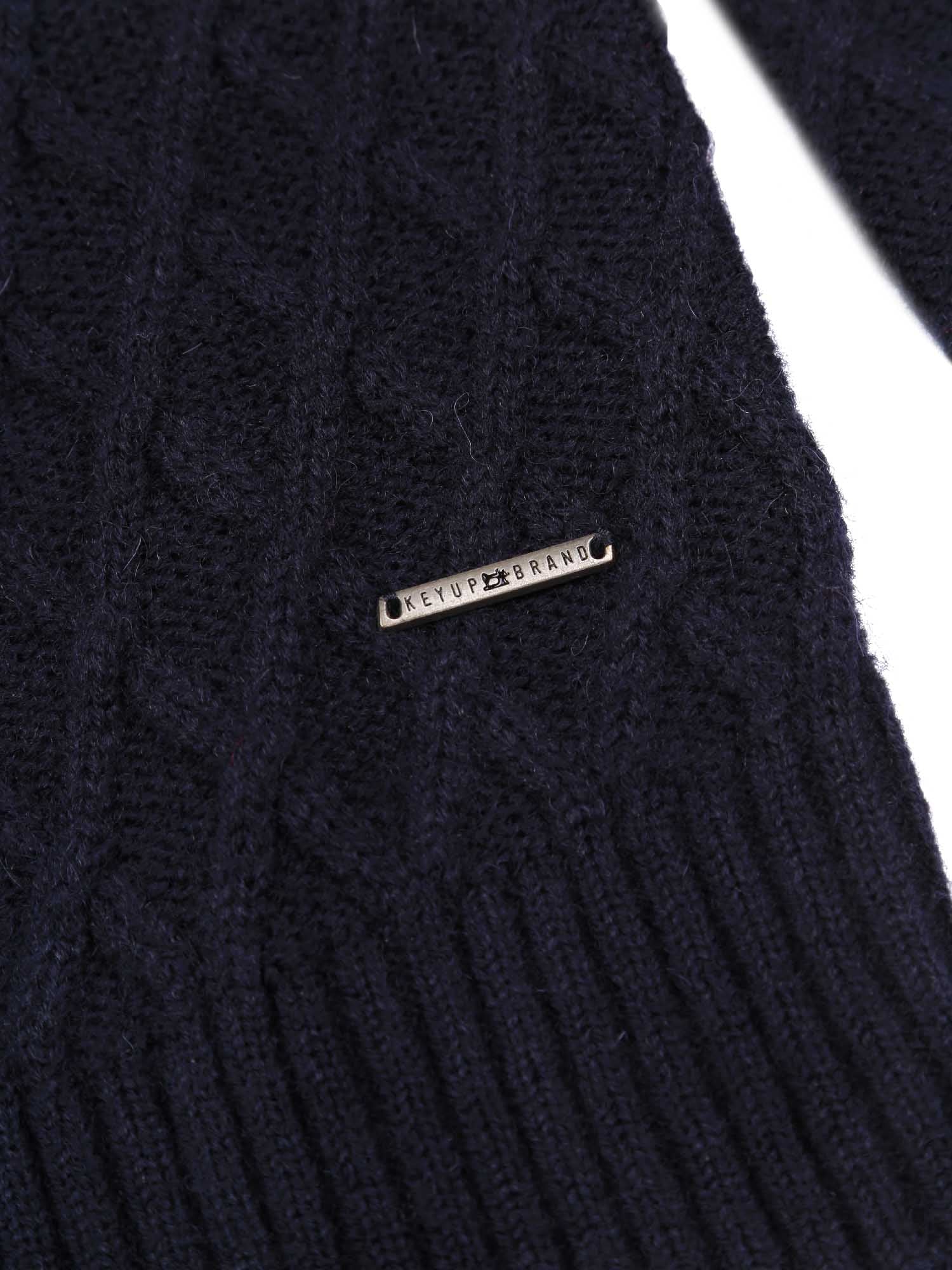 Maglie a collo alto Blu Key Up