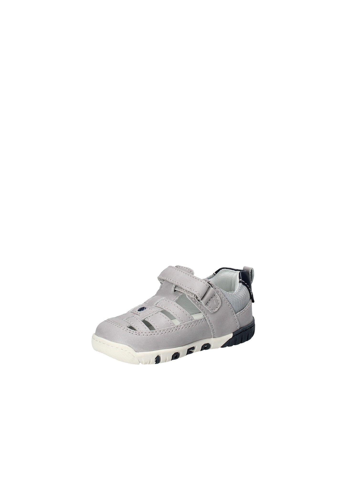 Sandali con strappi Grigio Chicco