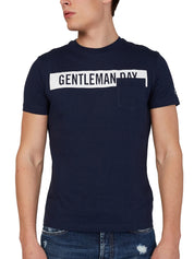 T-shirt Blu Gas