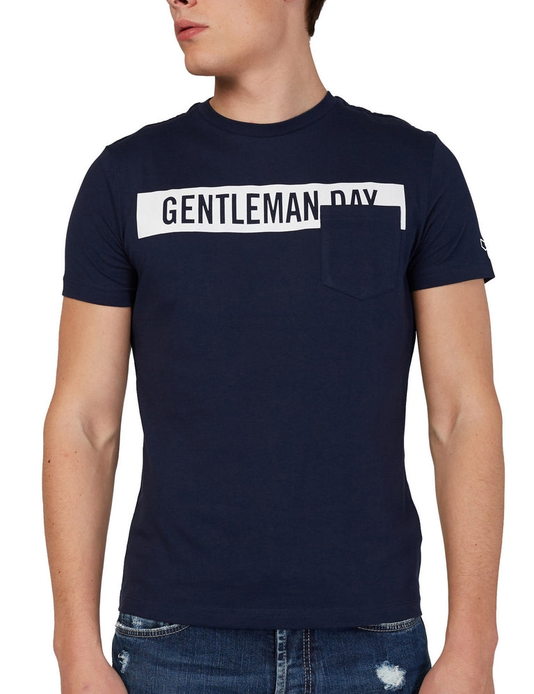 T-shirt Blu Gas