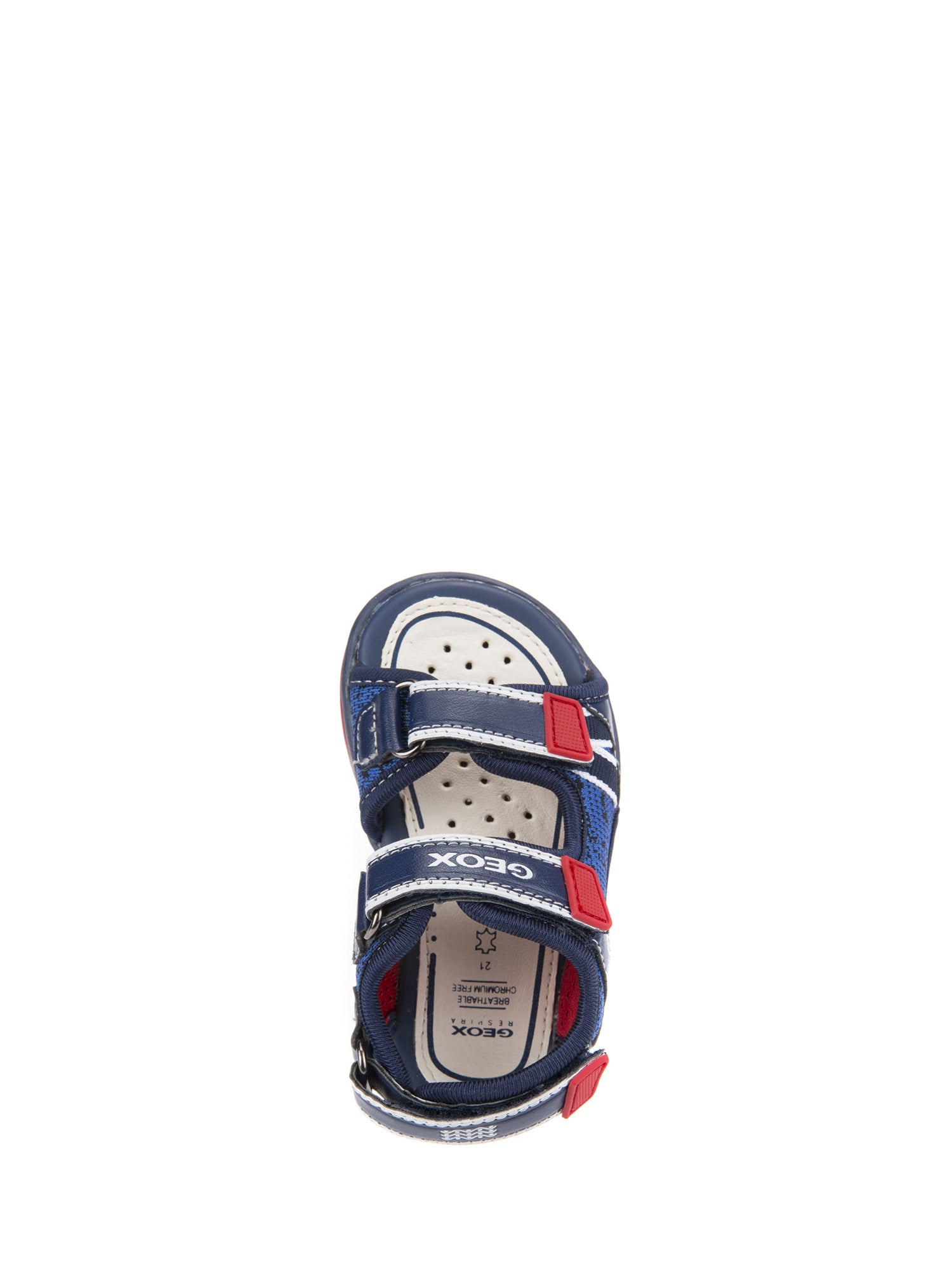 Sandali con strappi Blu Geox