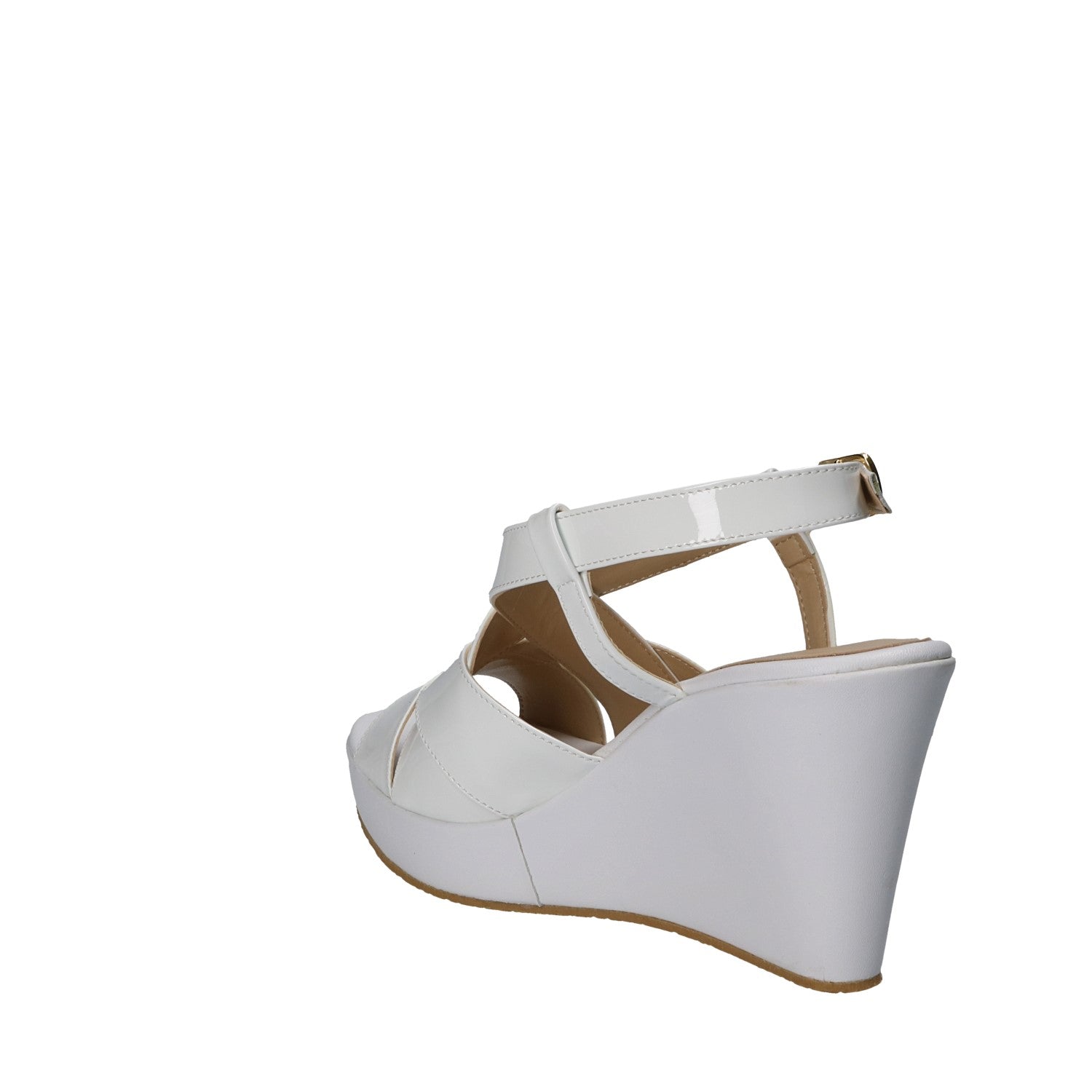 Sandali zeppa Bianco Grace Shoes