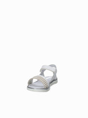 Sandali con strappi Bianco Melania