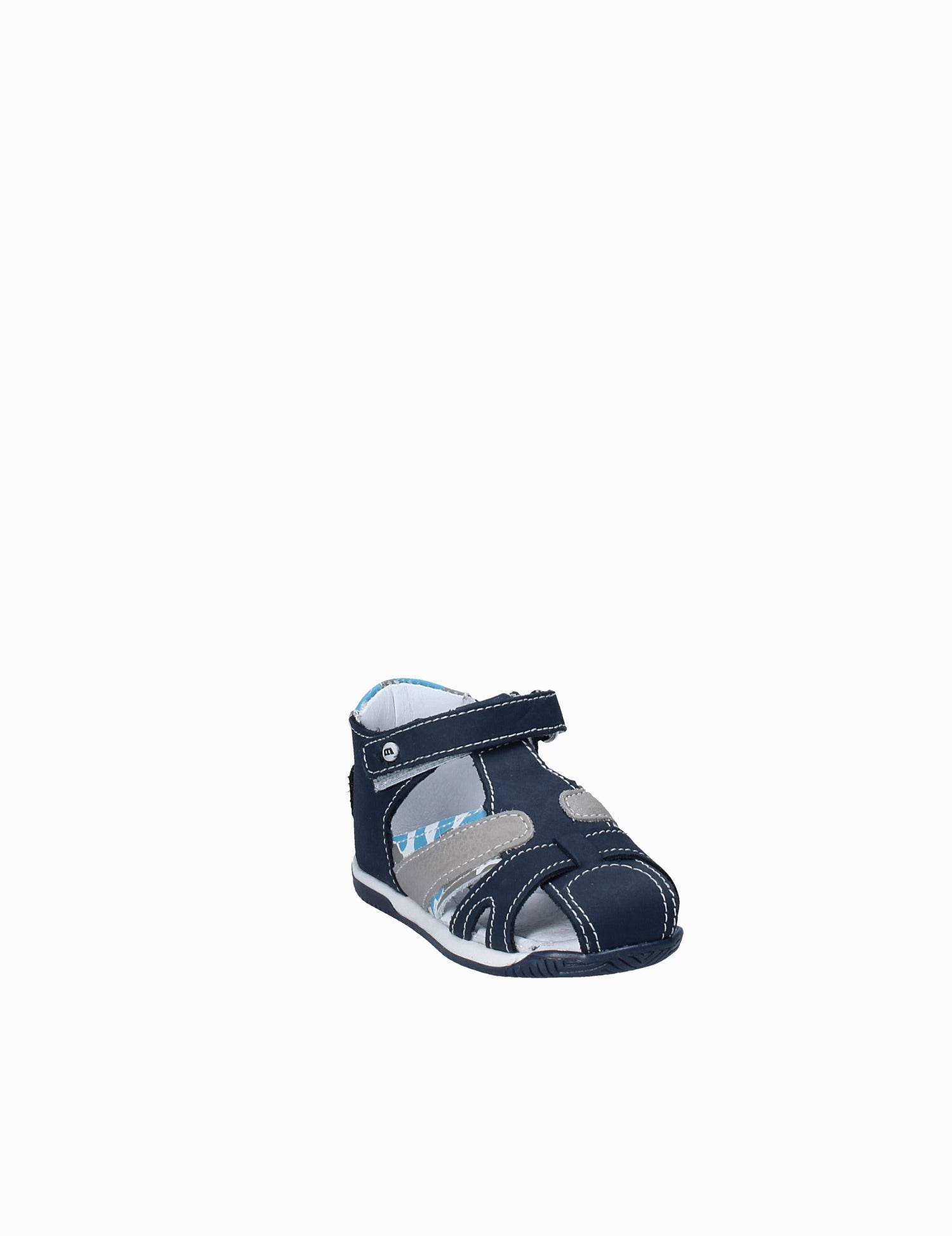 Sandali con strappi Blu Melania