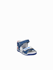 Sandali con strappi Blu Melania