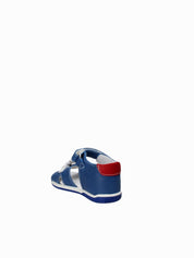 Sandali con strappi Blu Melania
