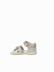 Sandali con strappi Beige Melania
