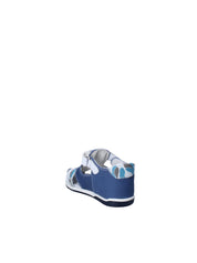 Sandali con strappi Blu Melania