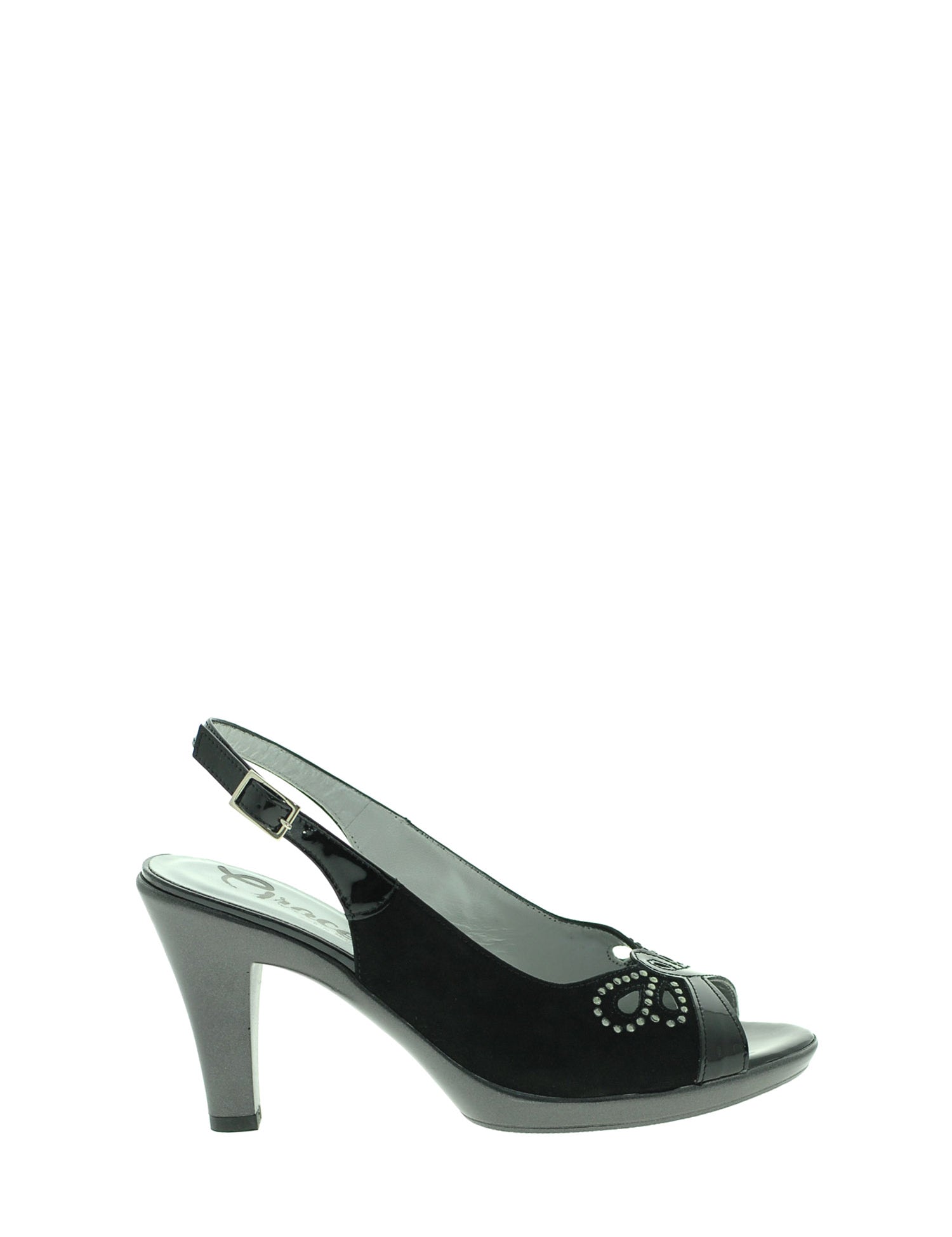 Sandali tacco Nero Grace Shoes