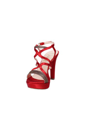Sandali tacco Rosso Grace Shoes