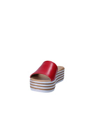 Sandali zeppa Rosso Grace Shoes