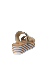 Sandali zeppa Beige Grace Shoes