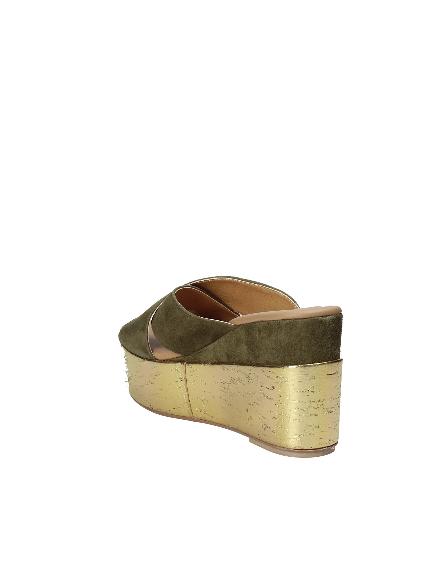 Sandali zeppa Verde Grace Shoes