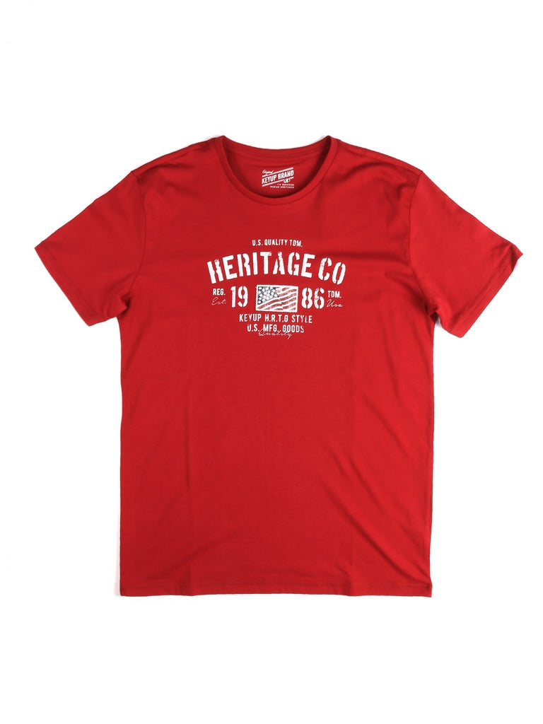 T-shirt Rosso Key Up