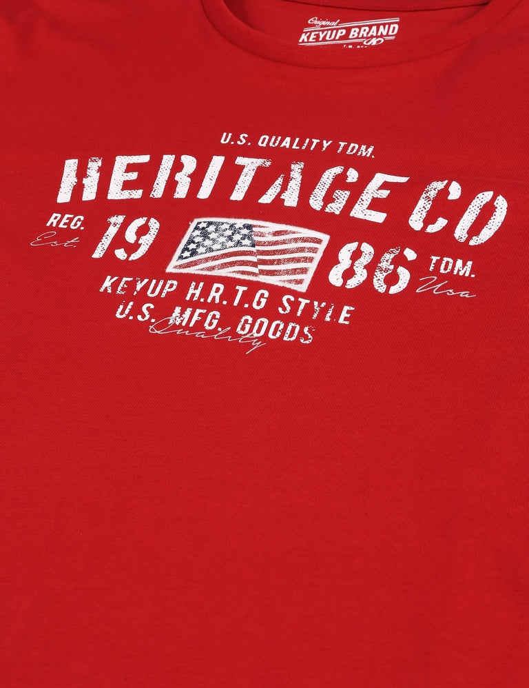 T-shirt Rosso Key Up