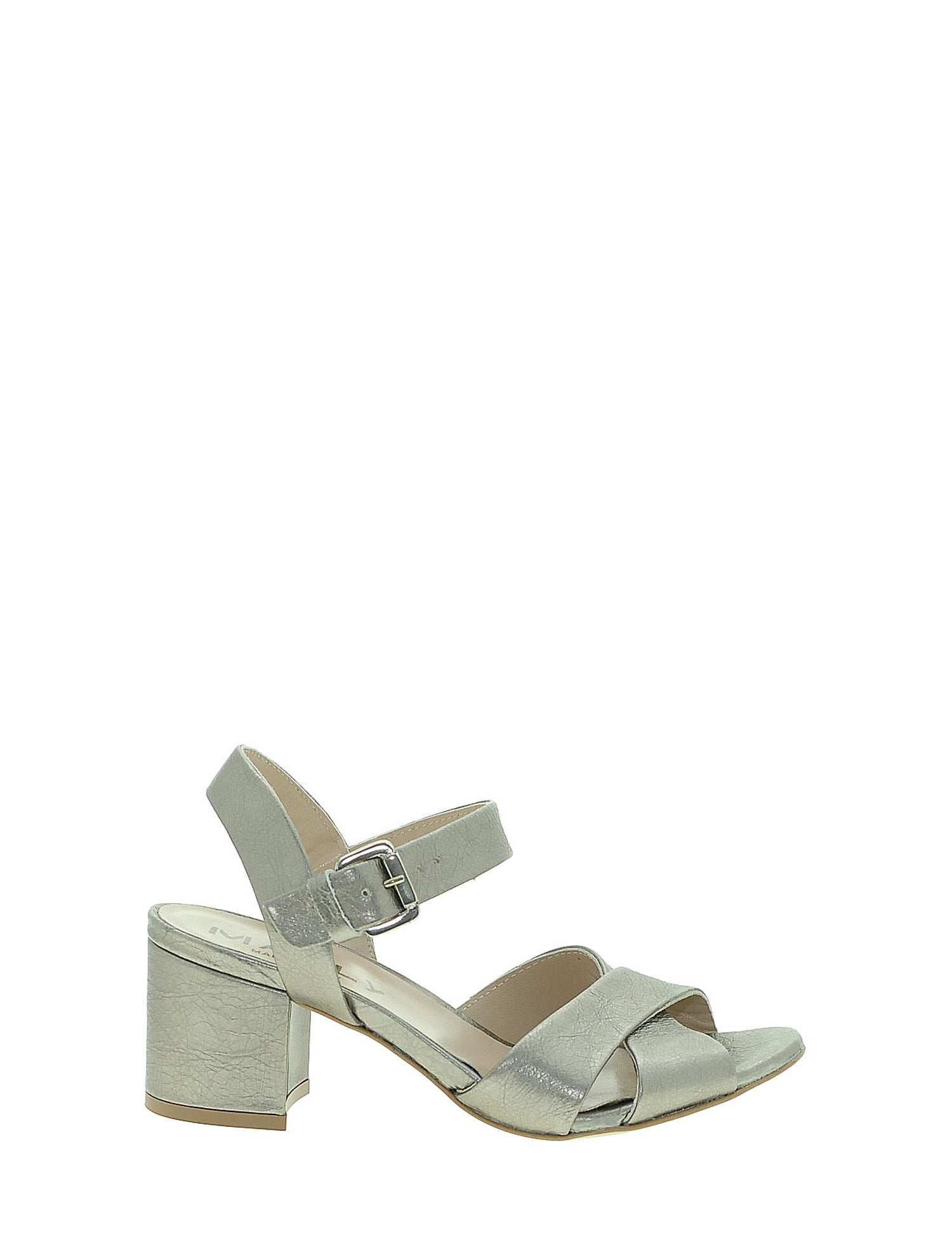 Sandali tacco Beige Mally