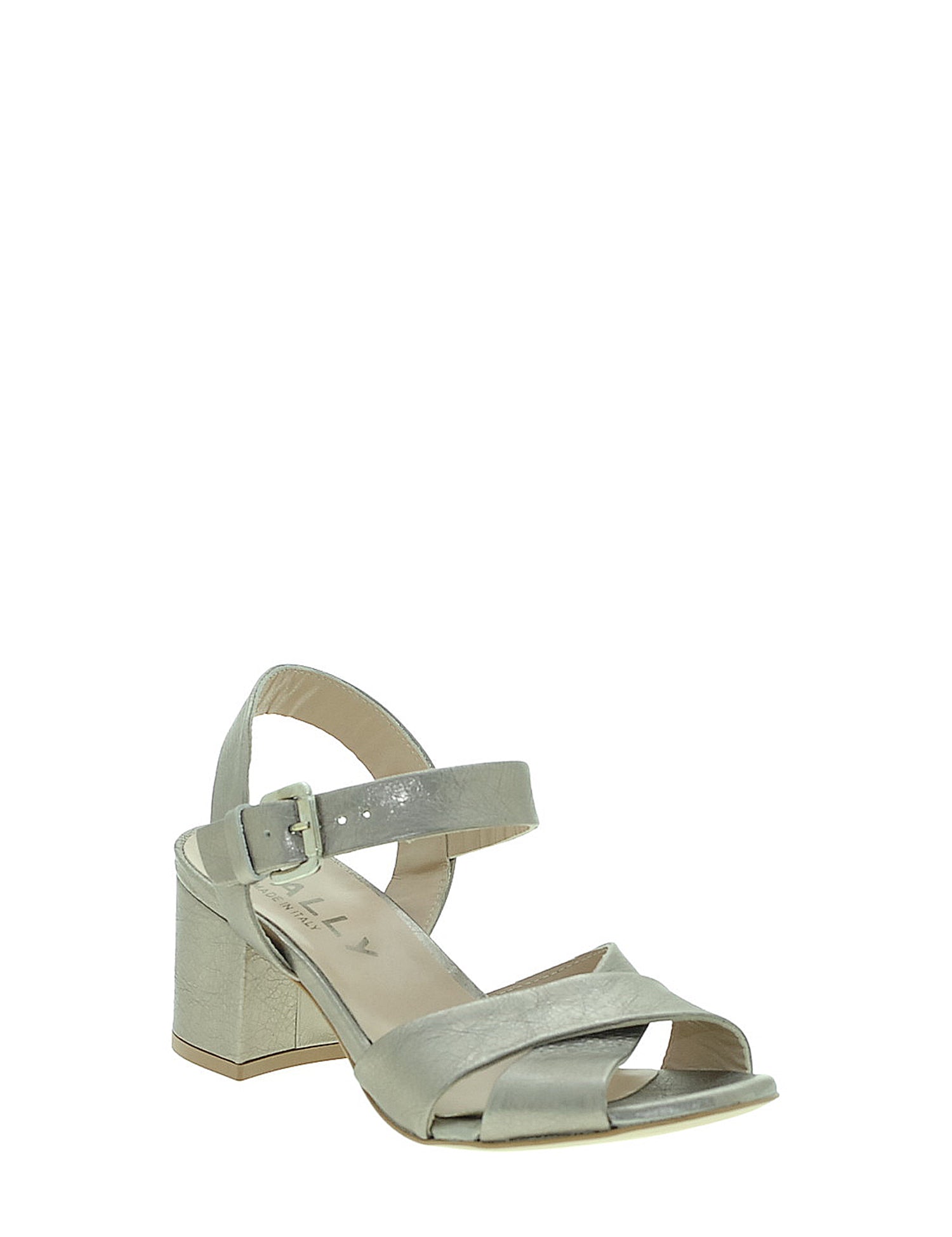 Sandali tacco Beige Mally
