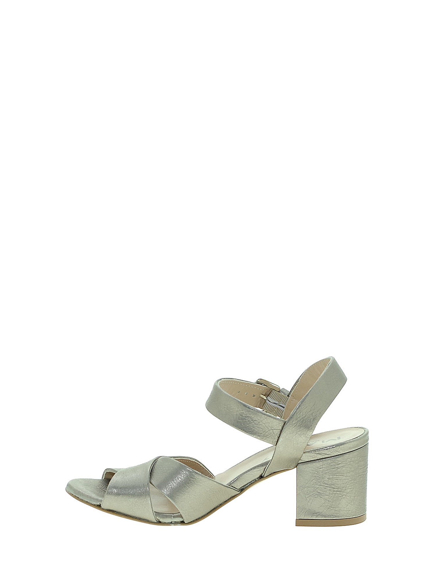 Sandali tacco Beige Mally