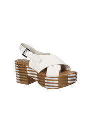 Sandali tacco Bianco Grace Shoes