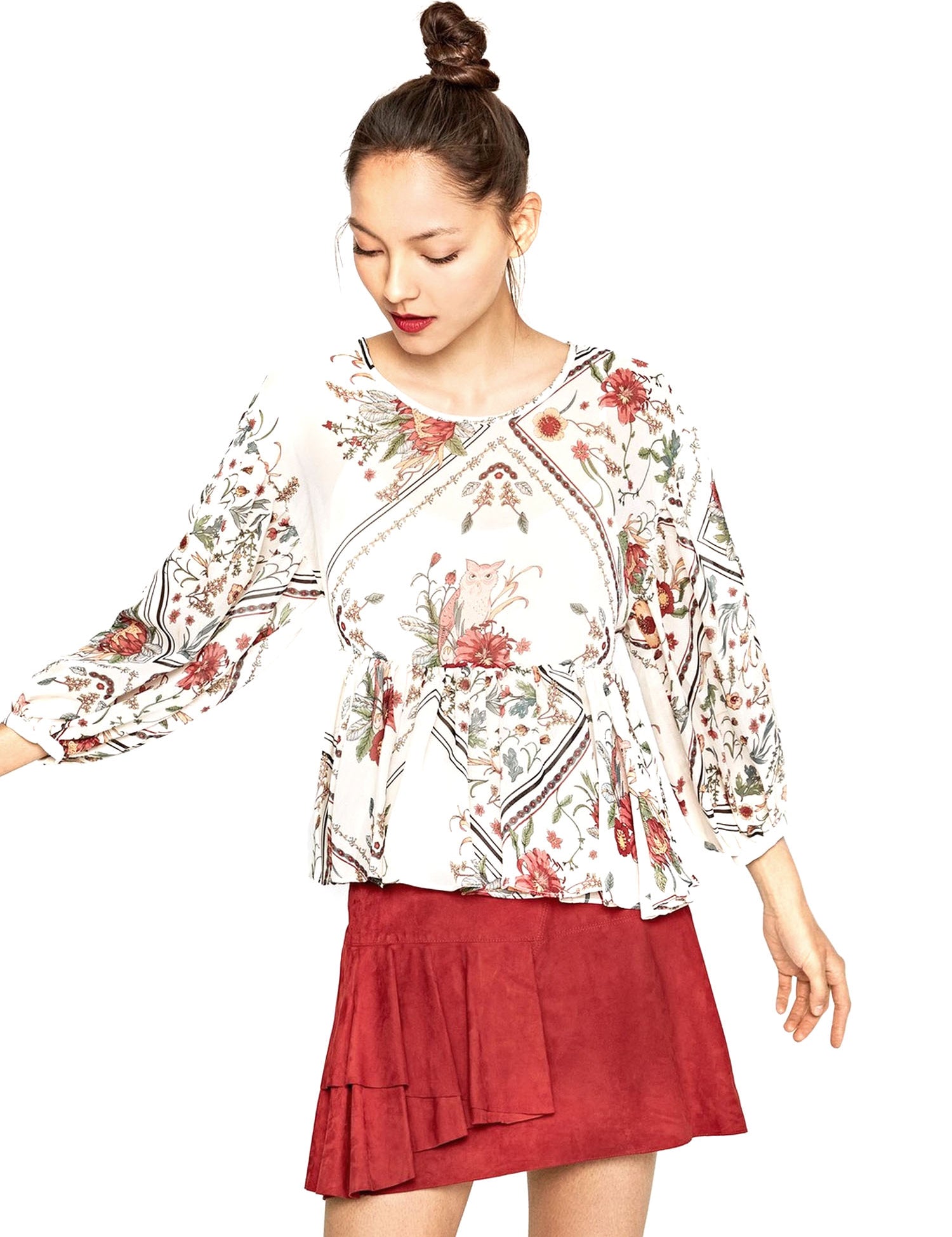 Bluse Beige Pepe Jeans