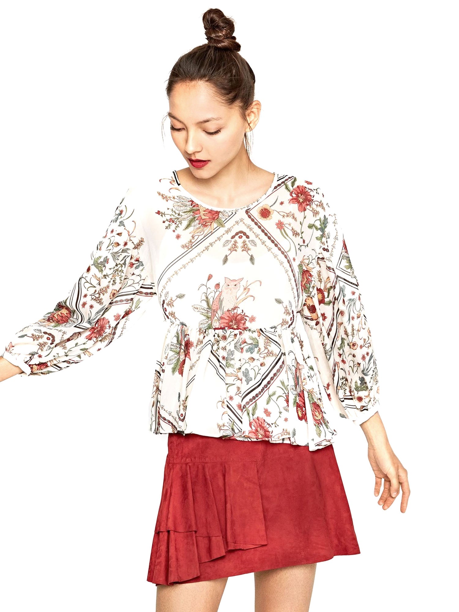 Bluse Beige Pepe Jeans