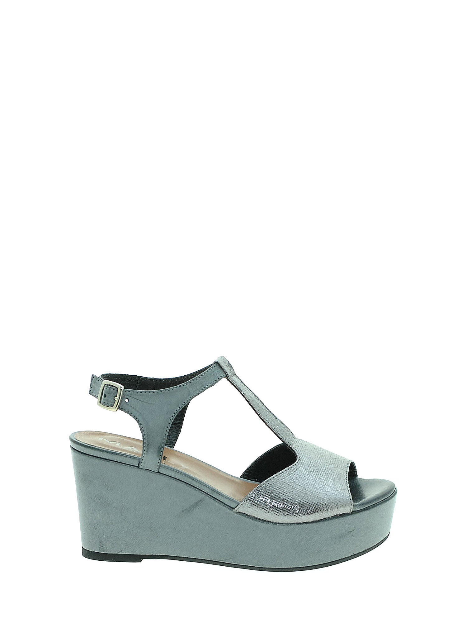 Sandali zeppa Grigio Mally