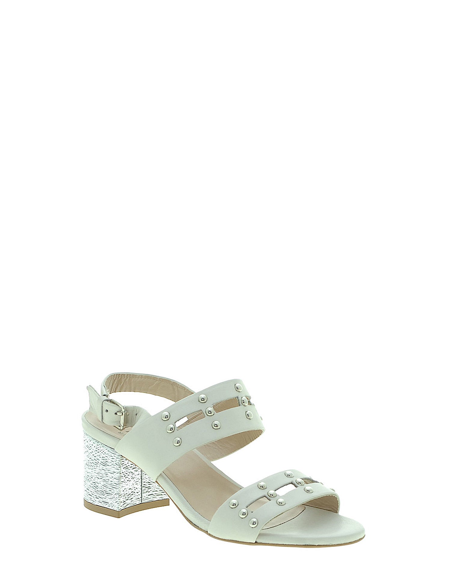 Sandali tacco Bianco Mally