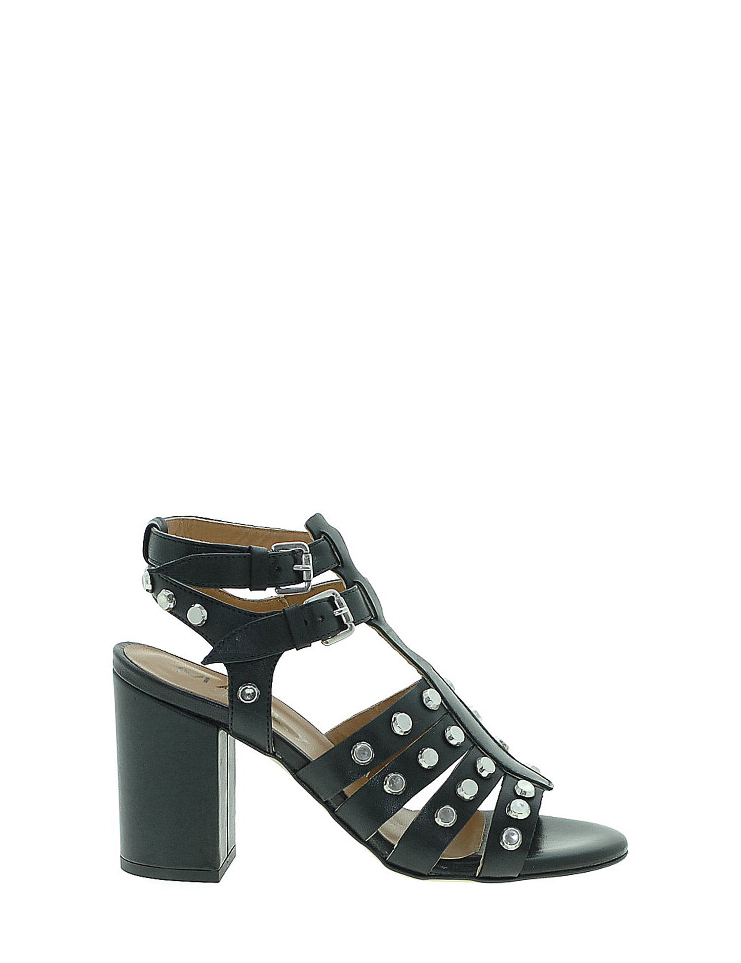Sandali tacco Nero Mally