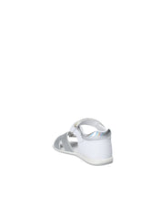 Sandali con strappi Bianco Melania