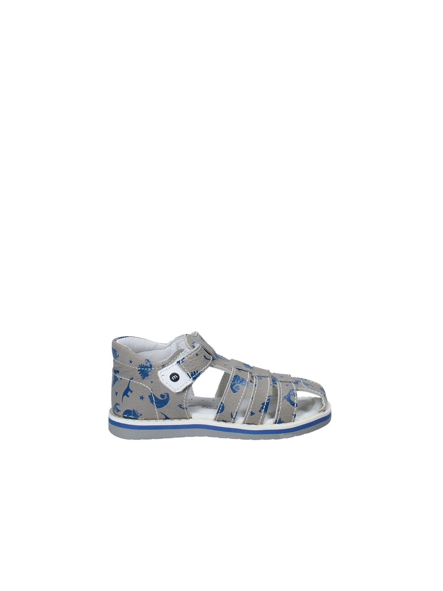 Sandali con strappi Blu Melania