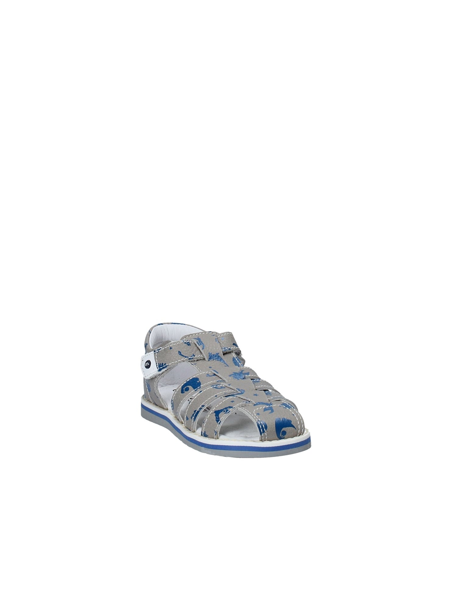 Sandali con strappi Blu Melania
