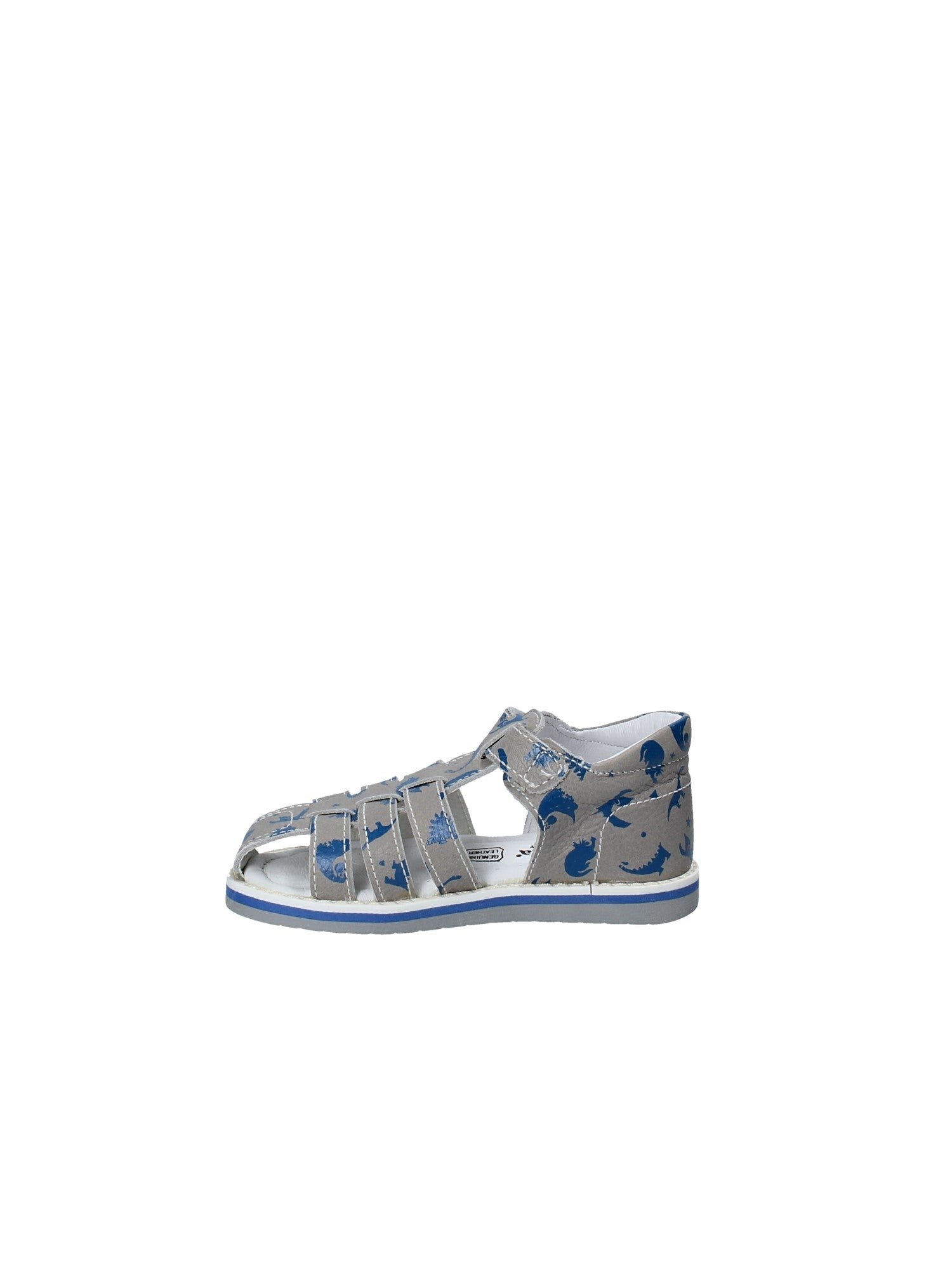 Sandali con strappi Blu Melania