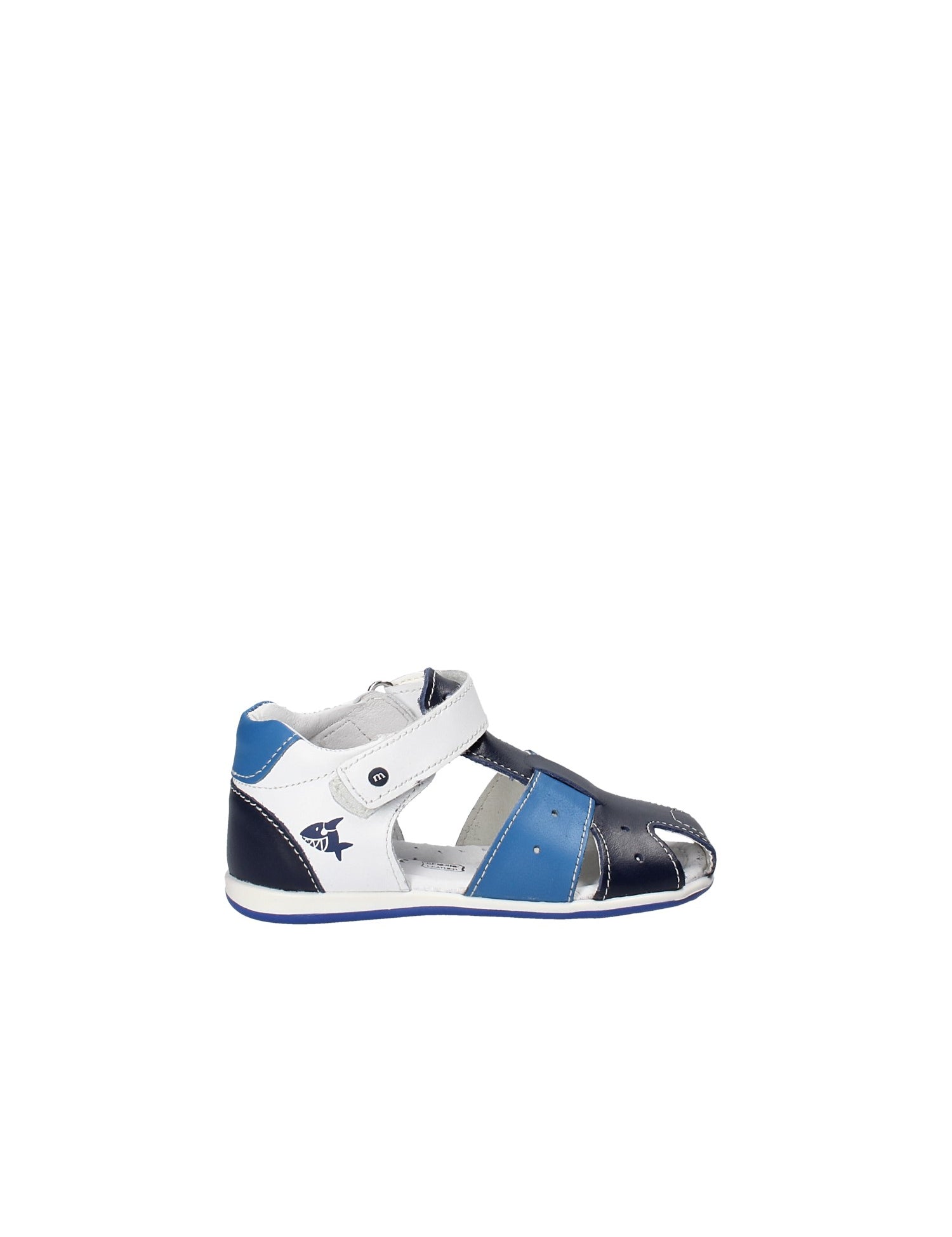 Sandali con strappi Blu Melania