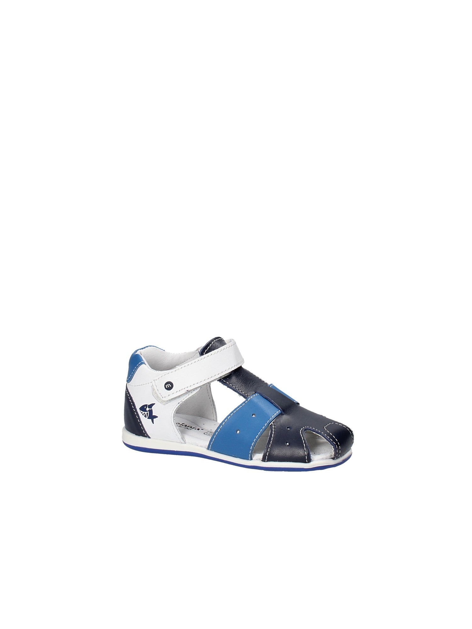 Sandali con strappi Blu Melania