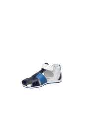 Sandali con strappi Blu Melania