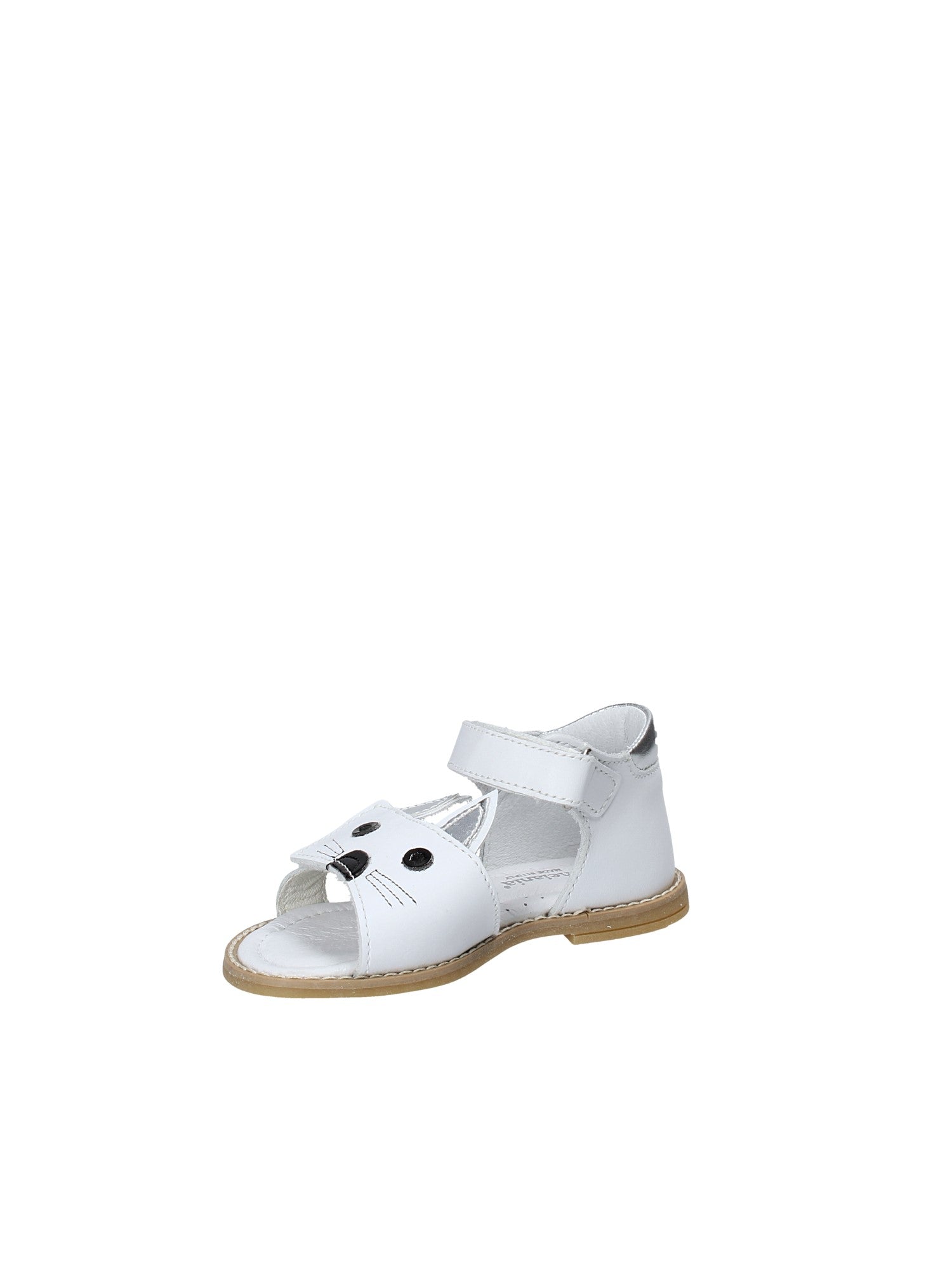 Sandali con strappi Bianco Melania